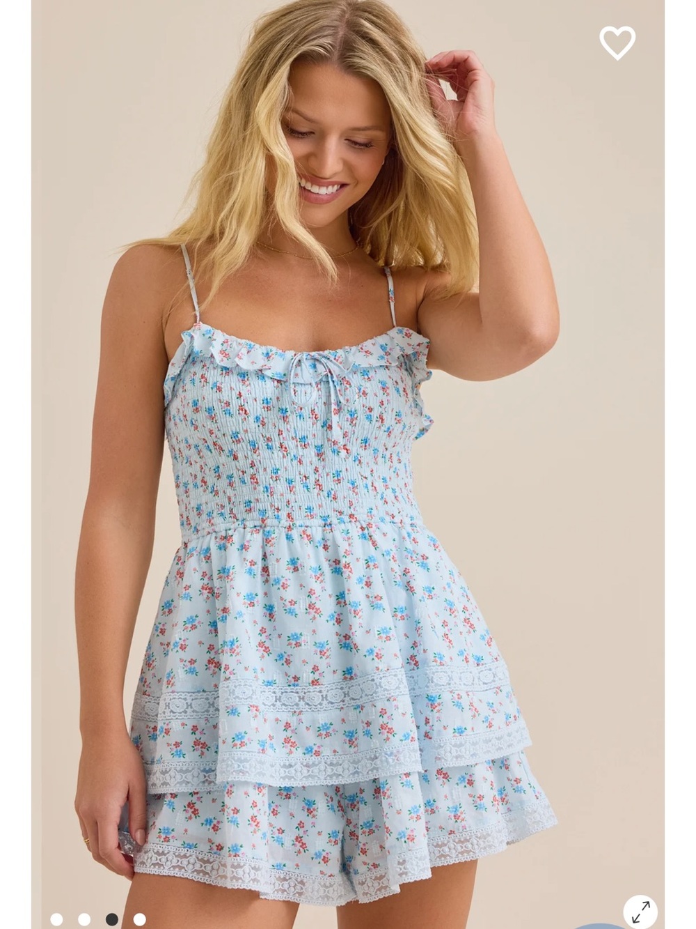New with tags Altar’d State Andi Floral Romper